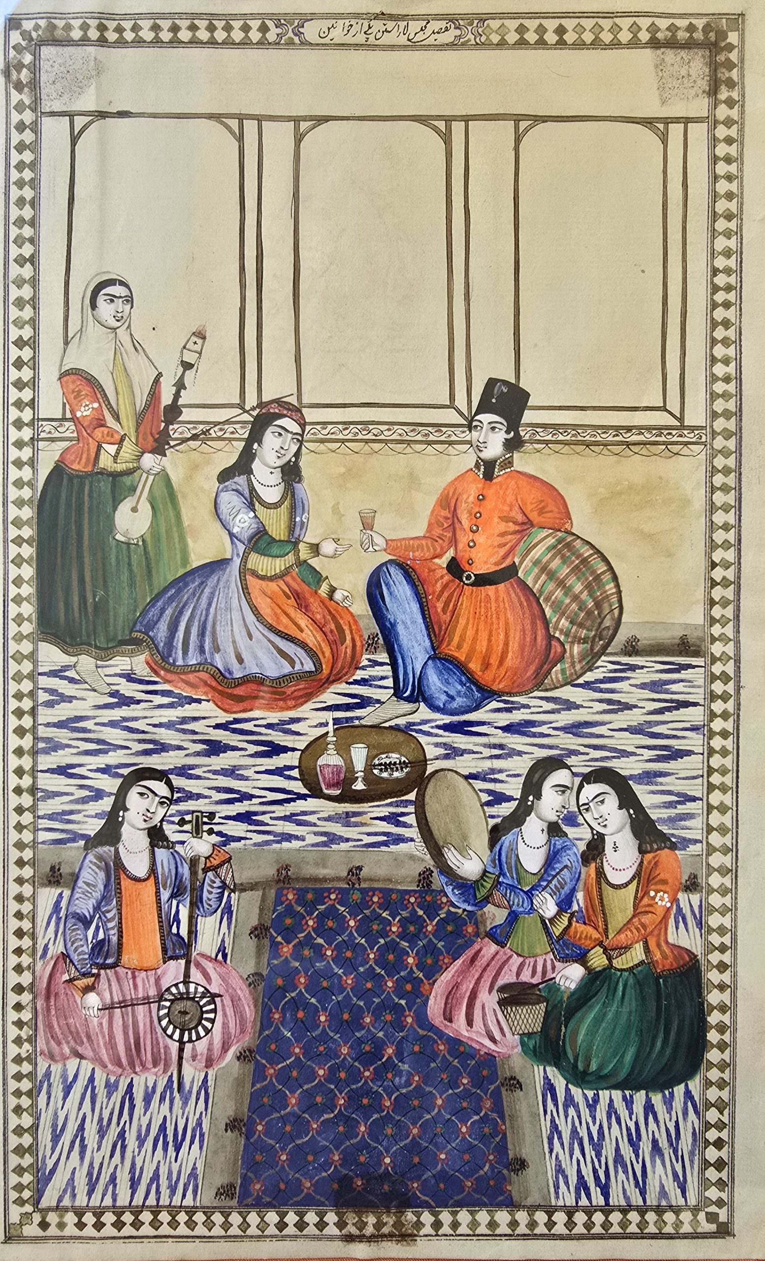 A private feast by a young iranian Khan